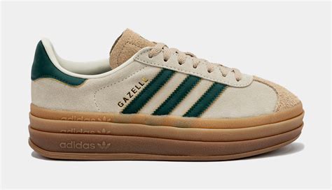 adidas gazelle bold grün beige|Adidas gazelle beige women's.